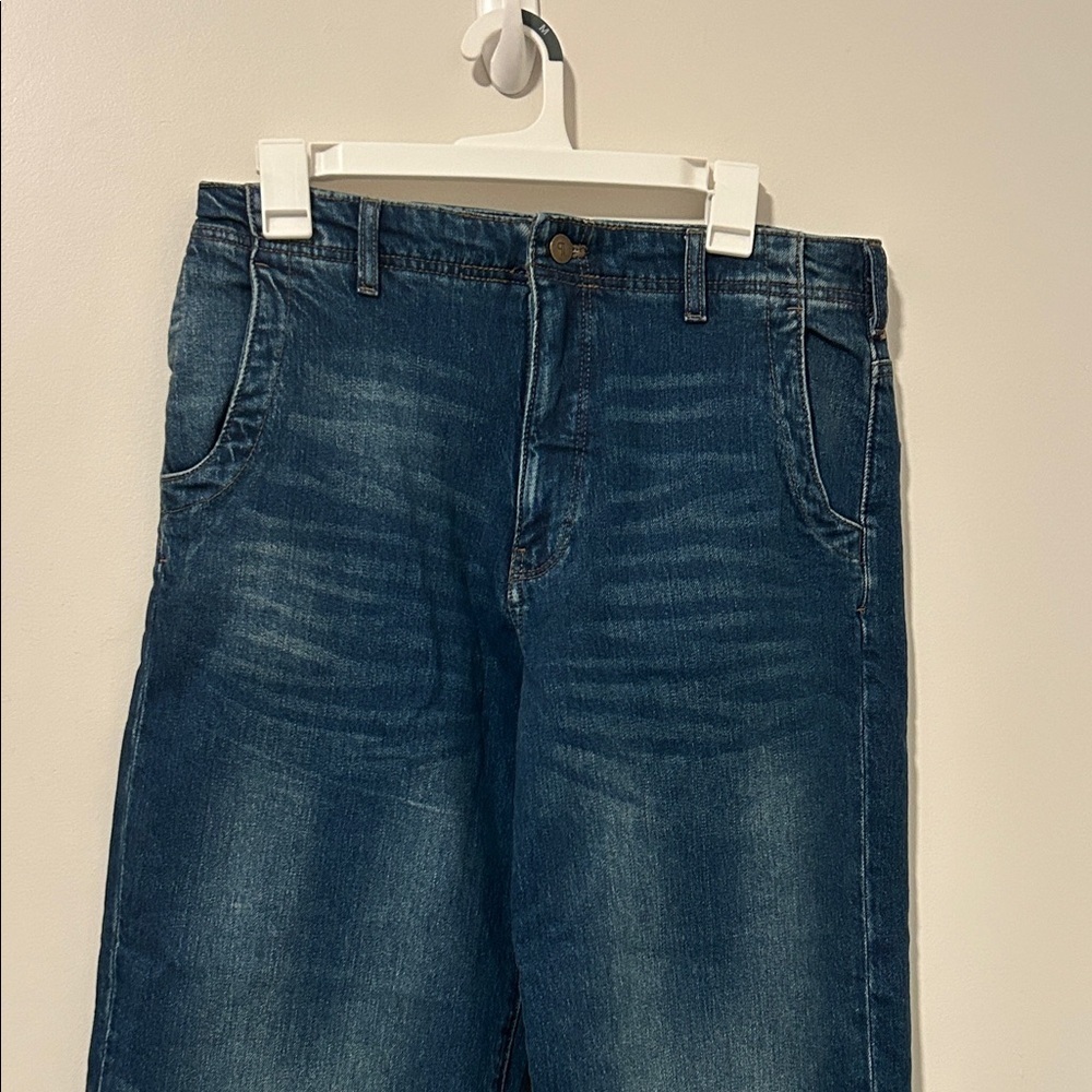 Pilcro by Anthropologie High Rise Cropped Wide Leg Jeans Size 27P